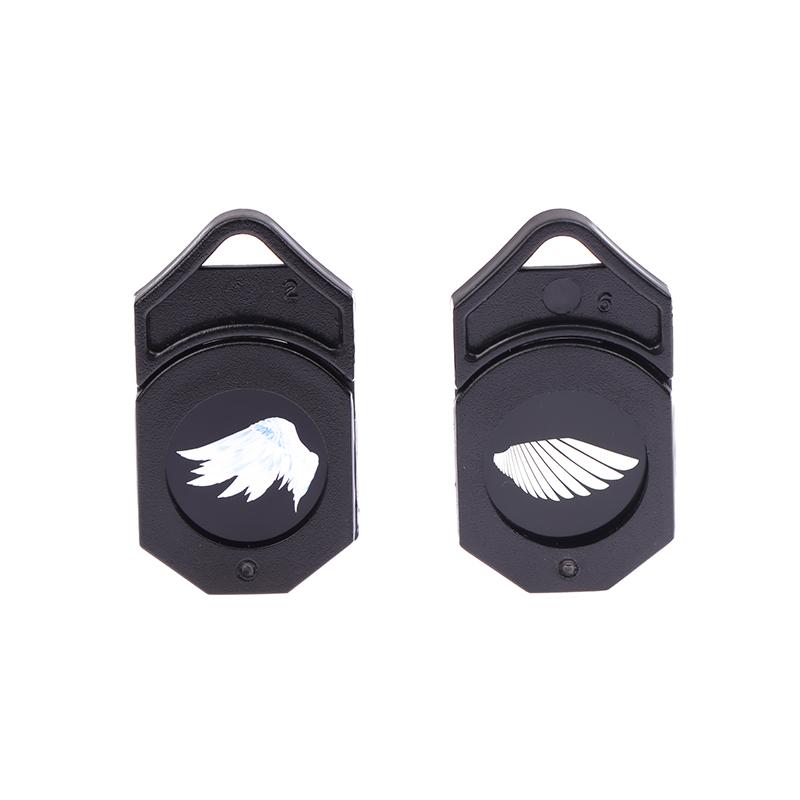 2 Peças Asas de Anjo Luz de Boas-vindas Chip Para LED Sem Fio Porta de Carro Boas-vindas Projetor a Laser Logotipo Clipe