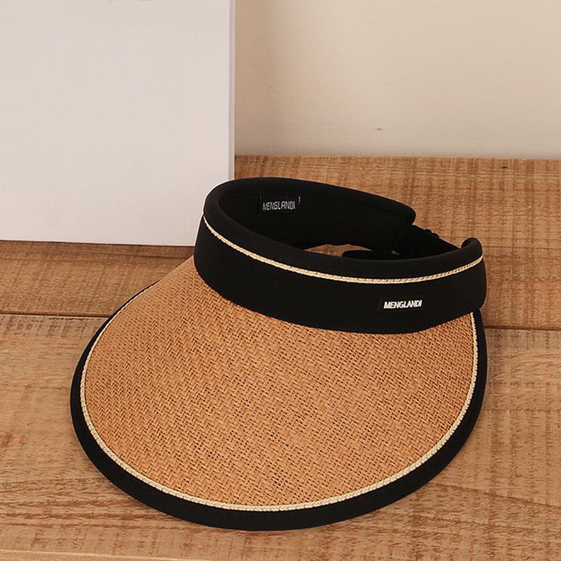 Barn Pojkar och Flickor Halmhatt Solskyddsmössa UV-skydd Tom topphatt