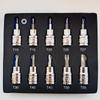 3/8 Inch Hex Allen Bit Socket Set Sturdy Metric Drive Drill Sockets Tool Kit for Professional Electrician Maintenance Work