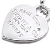 [Used] TIFFANY/Tiffany 925 Return To Heart Tag Long Pendant/j1-2