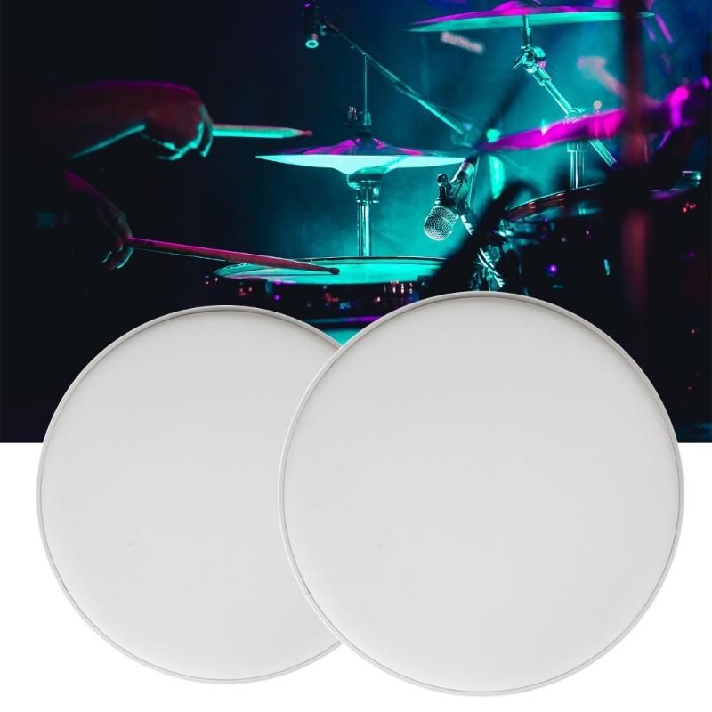13 Inch/14 Inch White Polyester Film Drum Skin Replacements Thick Polyester Film Drum Head Skin For Drum /Jazzes Drum