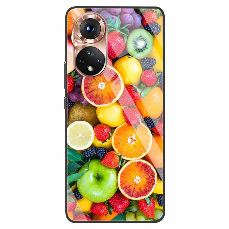 Luxury Case for Huawei Honor 50 Cover Tempered Glass Cover for Huawei Honor 50 Phone Case Honor50 6.57" Coque Bag Fashion Bumper