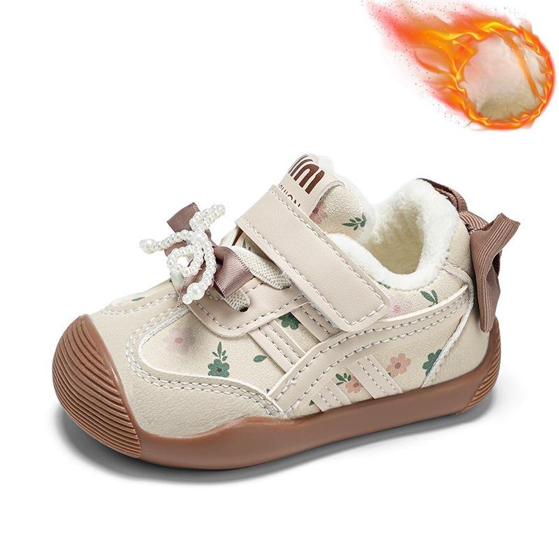Baby Walking Shoes, Baby Shoes for Infants, Girls' Princess Shoes, Children's Cotton Shoes