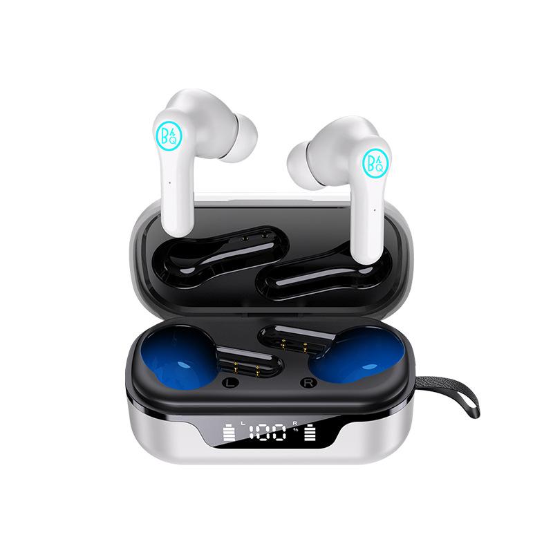 

Беспроводная Bluetooth-гарнитура-вкладыш общего назначения с шумоподавлением Музыка Спортивные игры Высокое качество звука белый