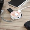 Gourmandise Sanrio Characters Round USB Hub Hello Kitty SANG-246KT