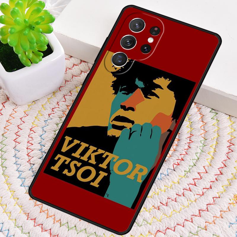 Viktor Tsoi TPU Phone Case For Samsung Galaxy Note 10 Pro S26 S25 S24 S23 S22 Ultra Plus S21 FE S20 Shockproof Cover