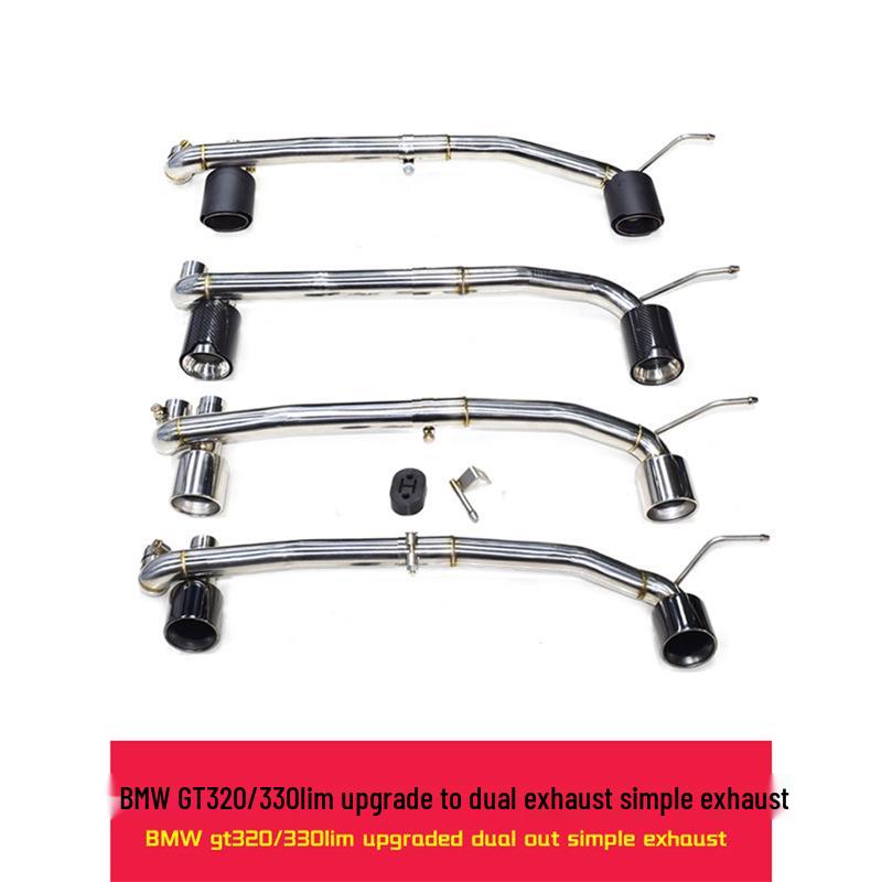 BMW 3 Series GT F34 Stainless Steel Carbon Fiber Exhaust Tailpipe