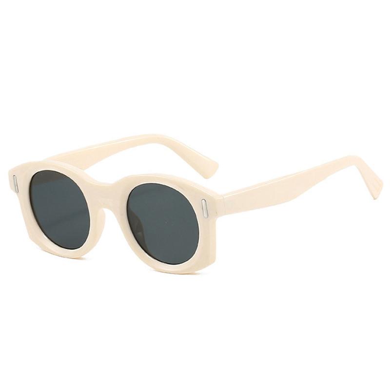  Ins Popular Fashion Square Sunglasses Women Gradient Mirror Shades UV400 Retro Rivets Men Punk Sun Glasses
