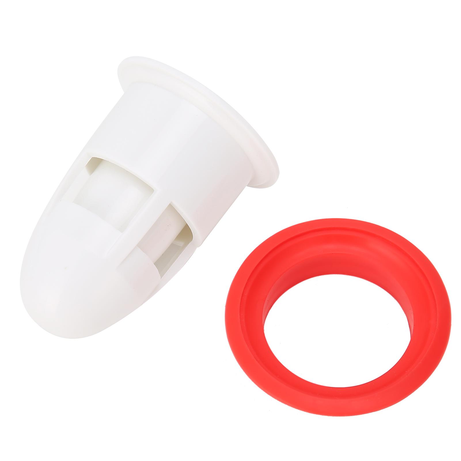 

Deodorant Floor Drain AntiBlocking Drainage Sewer Strainer for Bathroom Kitchen(White Red )