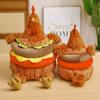 Cute Gift Chicken Burger Cute Plush Doll Toy Doll Birthday Gift Holiday Gift