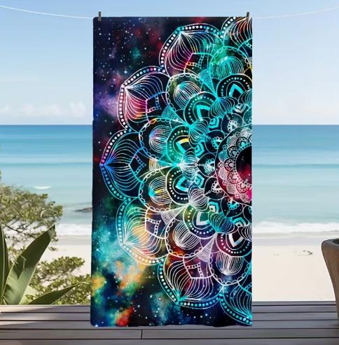 Mandala Strandtuch Große Größe Outdoor Reise Camping Saugfähige Strandtücher Super Weich Sommer Schwimmtuch Handtuch Meer