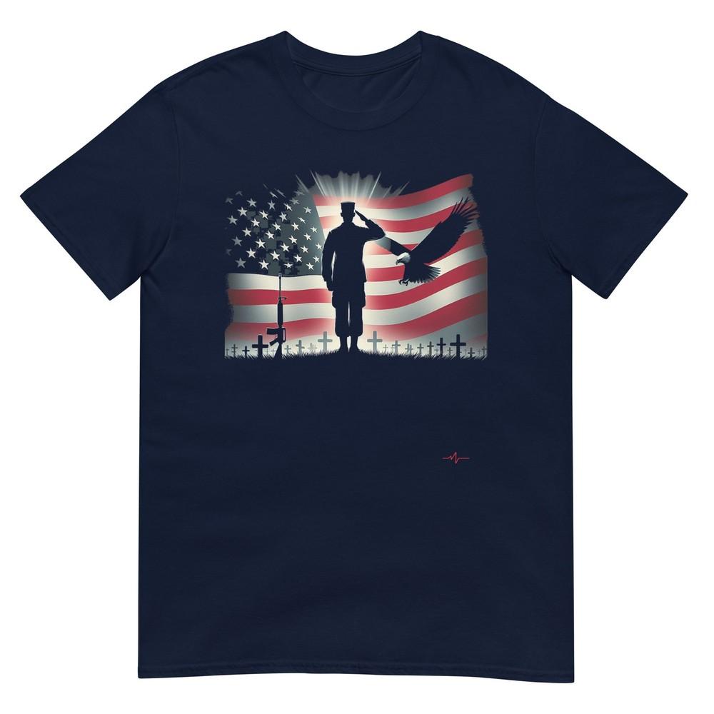 Memorial Day We Will Never Forget Remember The Fallen Flag TShirt S