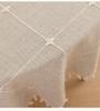 Waterproof, Dustproof, Wear-resistant, Non-slip Jacquard Round Tablecloth for Coffee Tables.