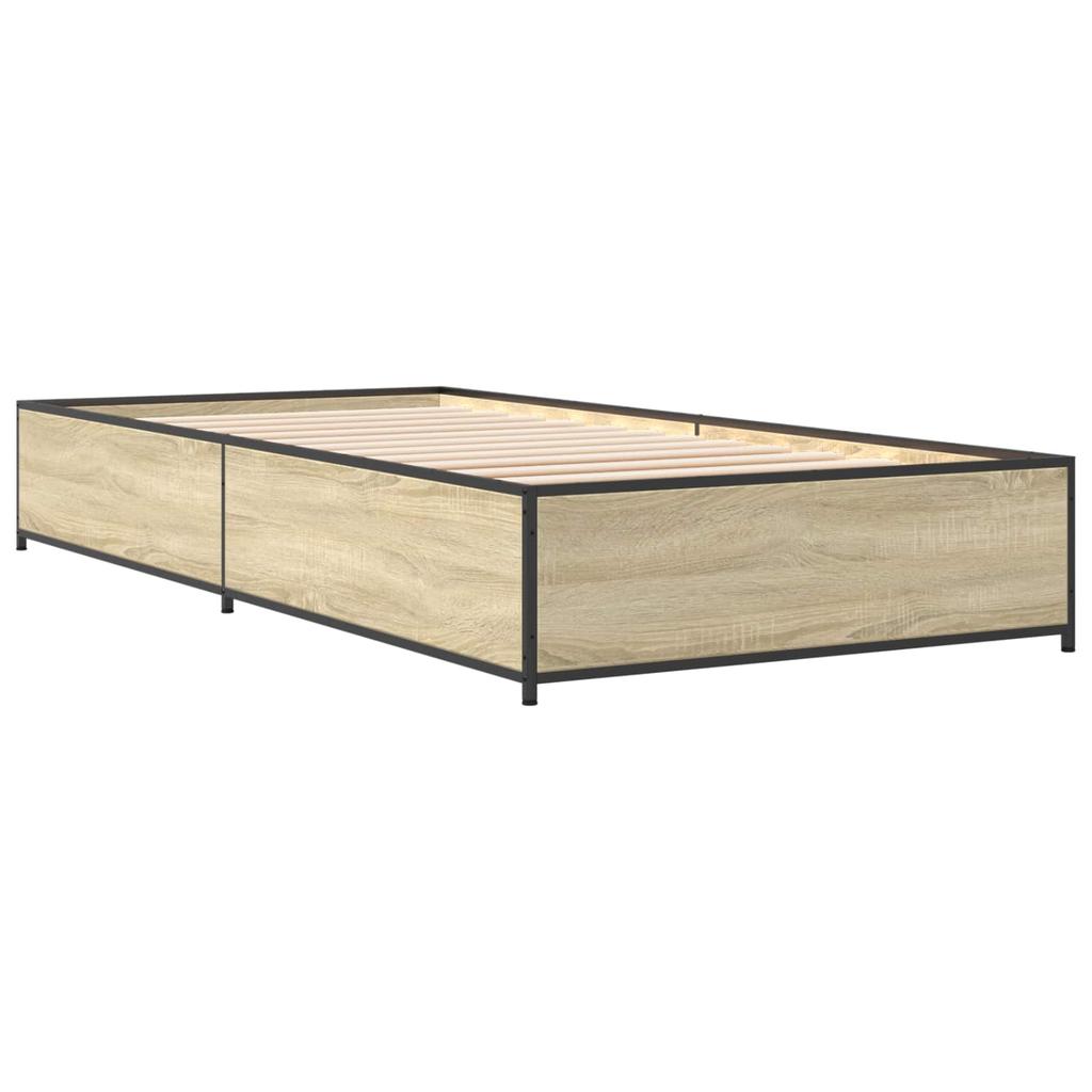 Bed Frame Sonoma Oak 80 x 200 cm Particleboard