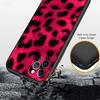 PP51 Pink Leopard Soft Shell Phone Case for iPhone SE X XS XR 11 16E 17 Pro Max Air 8 7 6 6s Plus