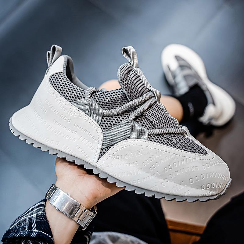 Fashion New Mens Shoes  Breathable Sneakers Breathable Composite Seiko Upper Thickened Anti slip Wear resistant Soles Shoe New model