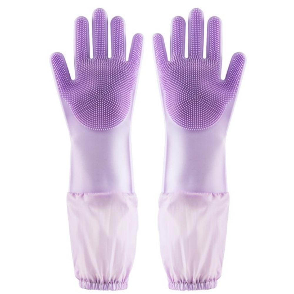Silicone Pet Grooming Gloves Hand Skin Protection Dog Cleaning Gloves Soft Pet Bathing Glove For Dog Hair Healthy Puppy Supplies