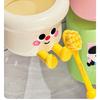 Cartoon Toothbrush Cup Holder Magnetic Punch-Free Upside Down Toothbrush Cup Wall Mounted Bathroom Toothbrush Stand Storage Rack