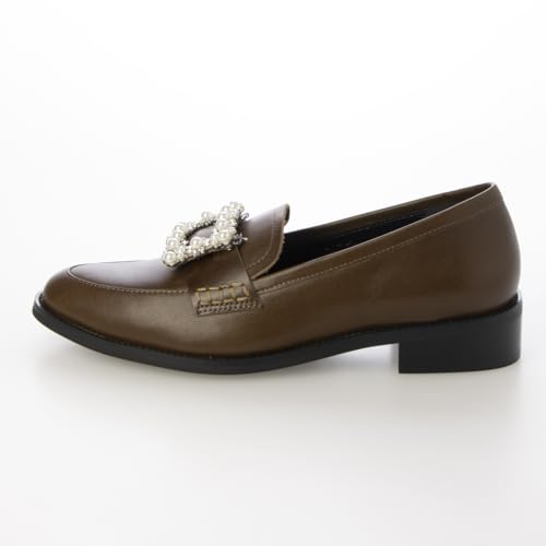 Carino Women's Khaki Loafers, Size 23.0 Cm, CAST42012