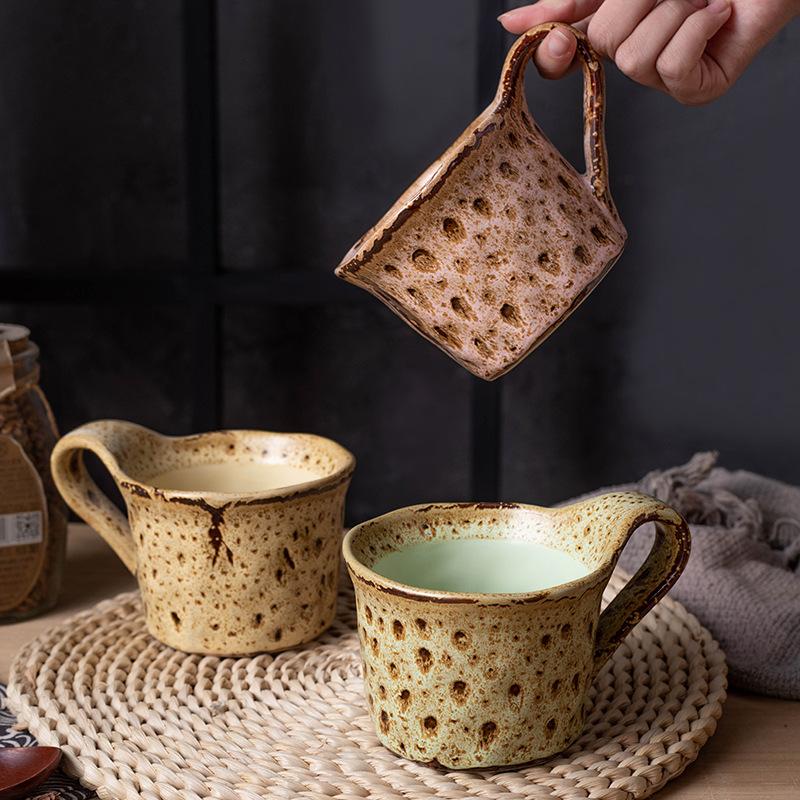 Kiln Change Breakfast Retro Mug Office Household Milk Oat Afternoon Teacup Coffee Cup High Value