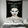 Black swan Wall Tapestry Aesthetic Wall Hanging Printed Fabric Blanket Decorative Tapestries for Bedroom Living Room Home Decor