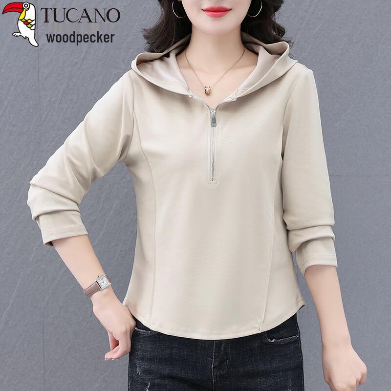 Woodpecker Women's Hooded Long Sleeve T-shirt