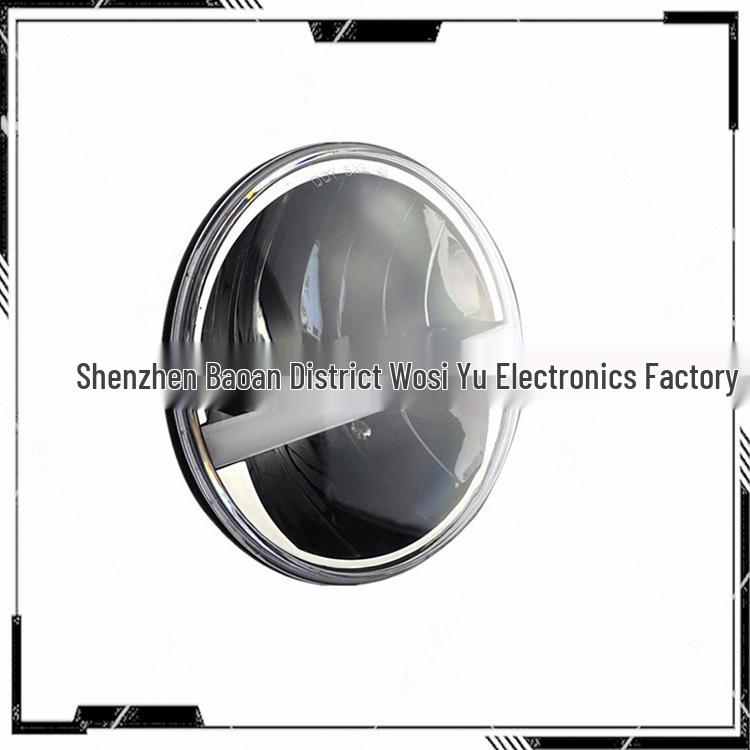 Wrangler 7" 30W LED Headlight with Daytime Running Light and Turn Signal, High/Low Beam.