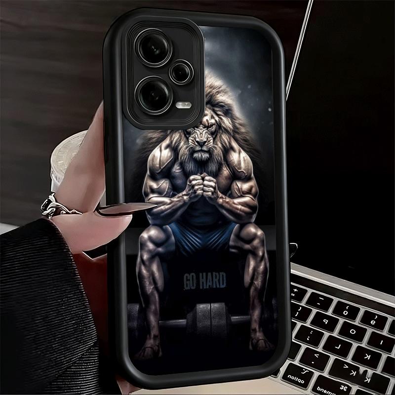 Phone Case for Xiaomi Redmi Note 15 14 13 Pro Plus Lion Male Man King Shell 12S 11 11S 11T 5G 14S Soft Silicone Funda