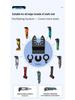 60-Piece Universal Oscillating Saw Blade Set - Arc & Straight Blades for Woodworking Tools