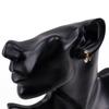 NINA RICCI Earing set Necklace Plated Gold/Rhinestone 4.1g Women Used