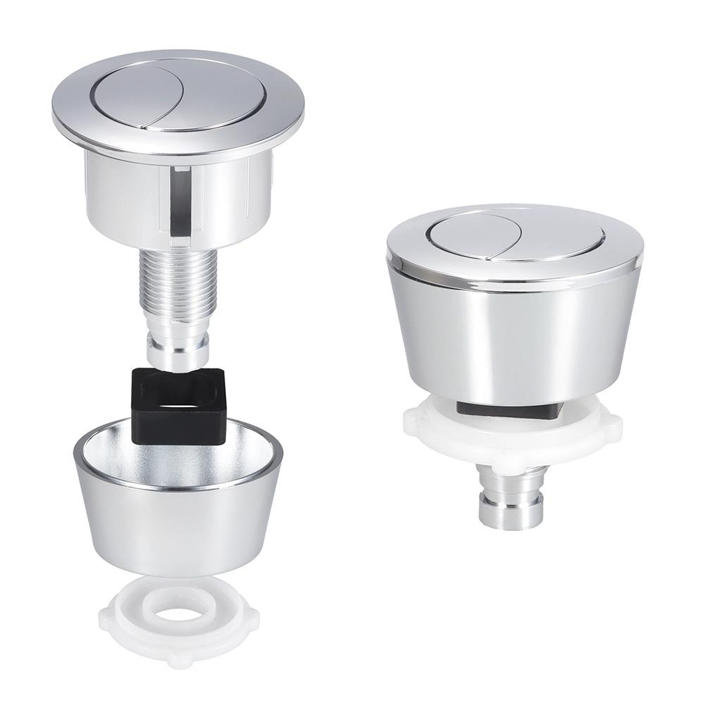 Replacement Toilet Flush Button Kit Dual Flush for 20mm and 40mm Cistern Lid Holes Designed for Water Efficiency