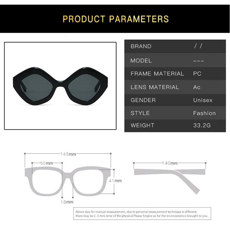 Vintage Rhombus Sunglasses Women For Men Luxury Brand Designer Sun Glasses Punk Popular Outdoor Vacation Big Frame Shades Uv