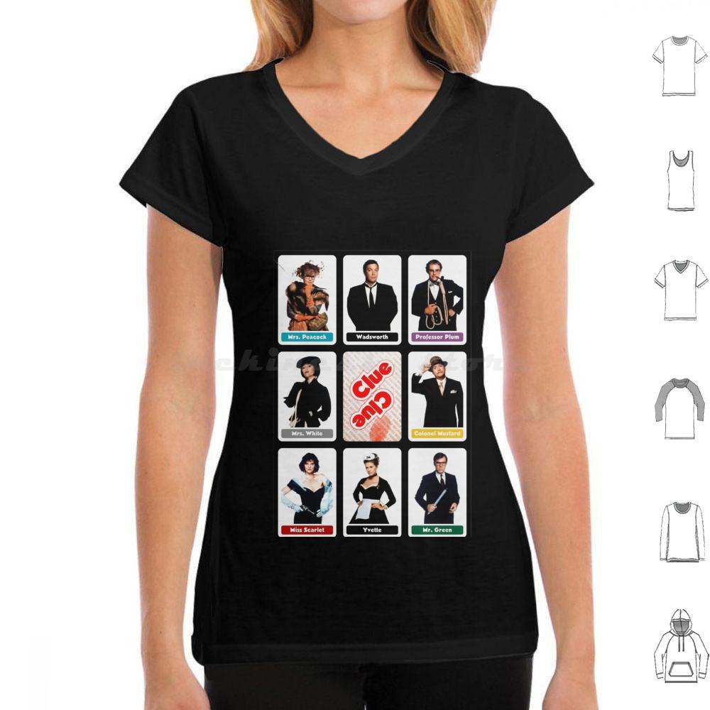 Clue 1985 T Shirt Cotton Men Women DIY Print Red Herring Singing Telegram Too Late Flames Vintage Retro Movie Clue Board