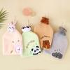 Animal Themed Kids Hand Towels Soft Absorbent Coral Velvets Quick Drying Towels for Kitchen and Bathroom