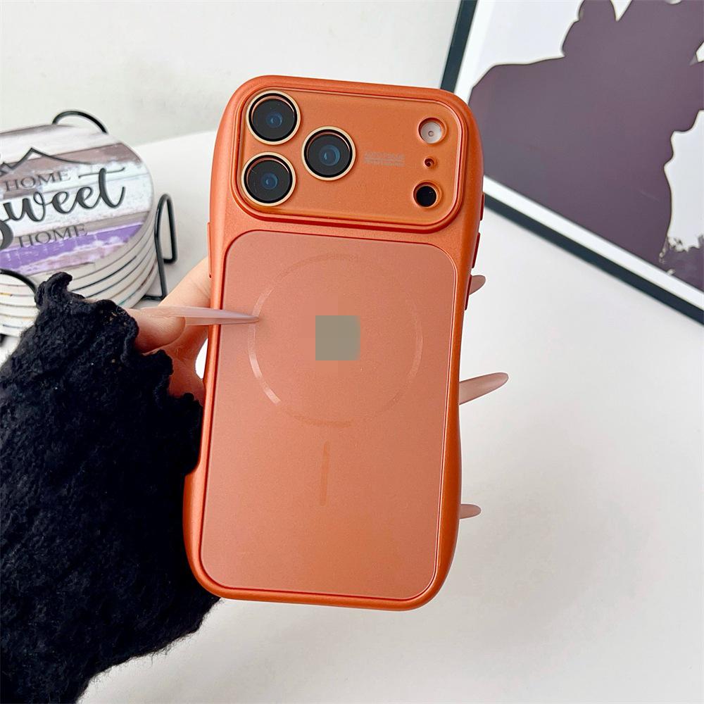 

Frosted Magnetic Slim Waist Case for iPhone 14/13, Compatible with 17/16/15 PRO MAX iPhone 14