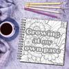 Mandala Coloring Book for Teens Adults - 30 Unique Art Designs with Inspirational Quotes, Stress Relief Therapy Coloring Pages