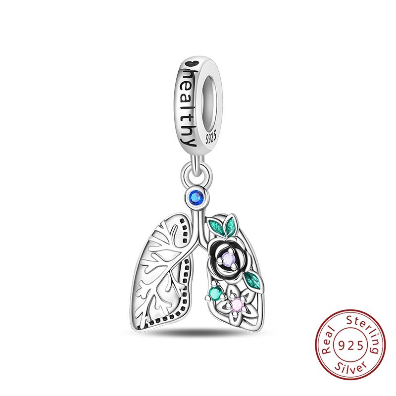 Silve Charms Beads Doctor'S Teeth Dentist Charms First Aid Kit Dangle For Bracelet Occupation Jewelry Gift