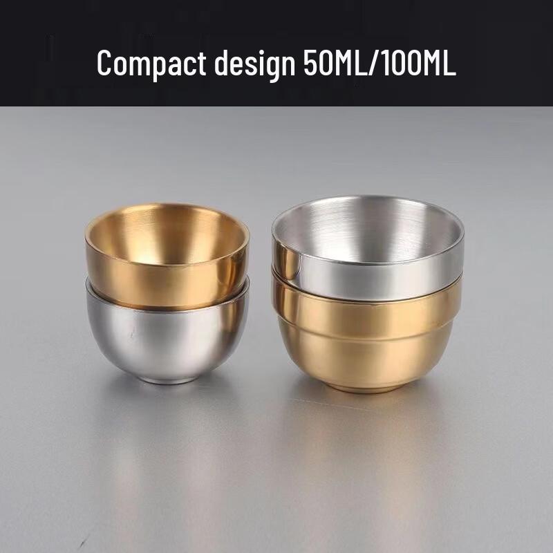 Shangqi Thickened 304 Stainless Steel Outdoor Portable Cup
