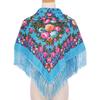 Foulard quadrato da donna 90x90 stile etnico - Fazzoletto da testa e scialle con stampa Xinjiang più venduto