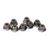 8PCS Metal M4 Wheel Lock Nut Flange Nylon Lock Nuts for   Typhon 1Celsius10 RC Car Parts