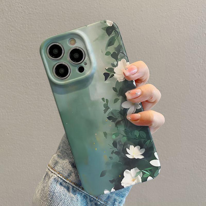 White Flower Phone Case for Oppo Realme C75 C63 C65 C67 C53 C55 C35 C33 C20 C21Y C30S 9 9i 8 8i Pro Plus 4G 5G Hard PC Cover