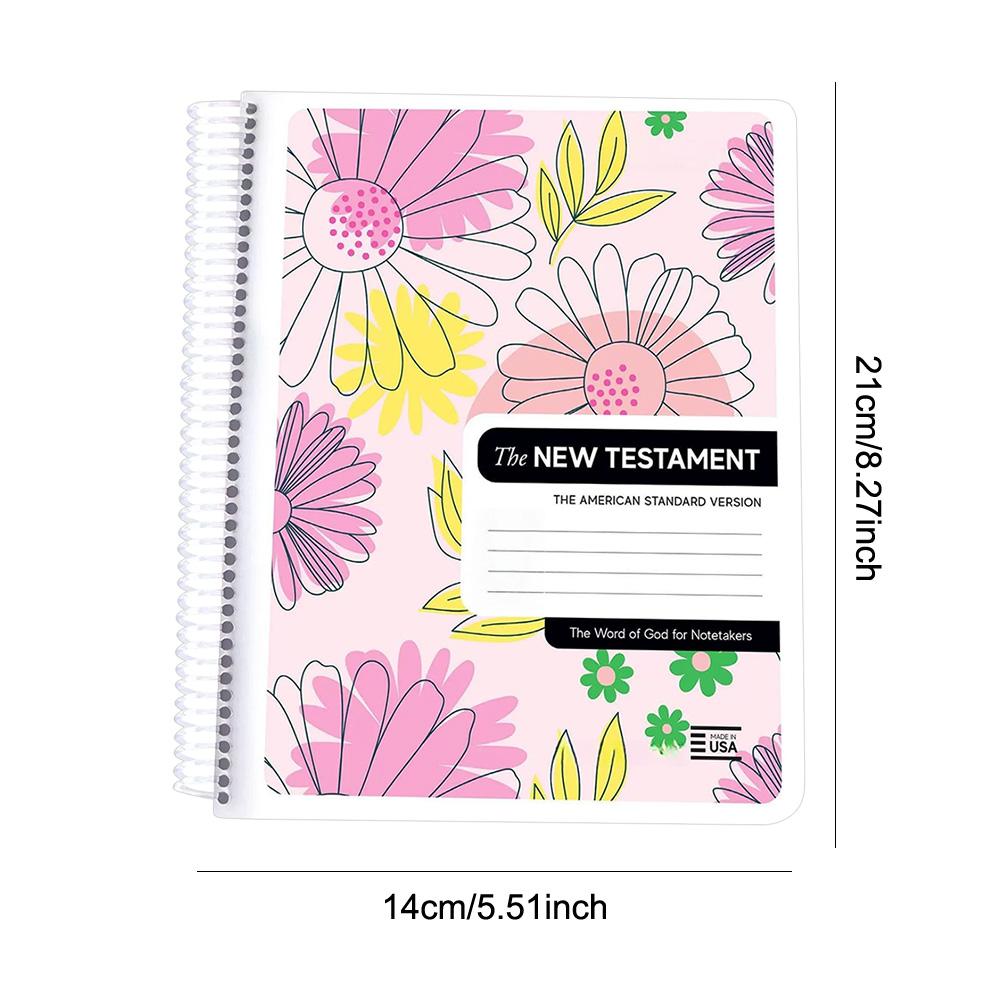 New The Bible In A Year: A 52-Week Study Through Gods Word - Spiral Bible Study Guide 52-Week Womens Bible Study Plan Notebook