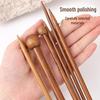 Carbonized Bamboo Single Head Sweater Needle Set for Hand Knitting