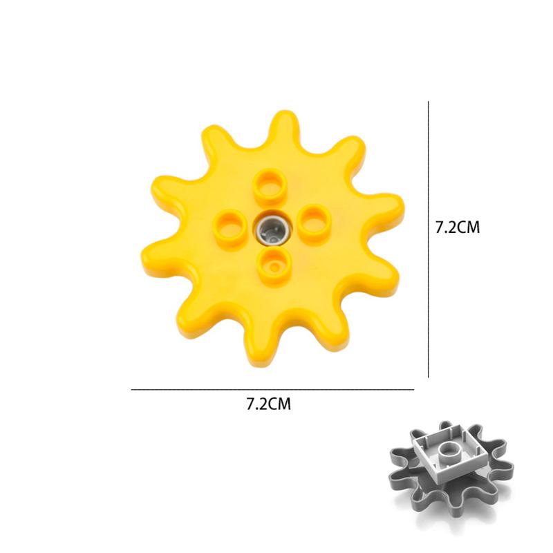 Big Building Blocks Playground Parts Slide Ladder Gear Swing Compatible Bricks Baby Assemble Interactive Toys Gift