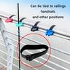 Portable Display Rack Fishing Gear Tool Accessories V Shaped Fishing Rod Holder Stand Fishing Poles Rack Fixing Bracket