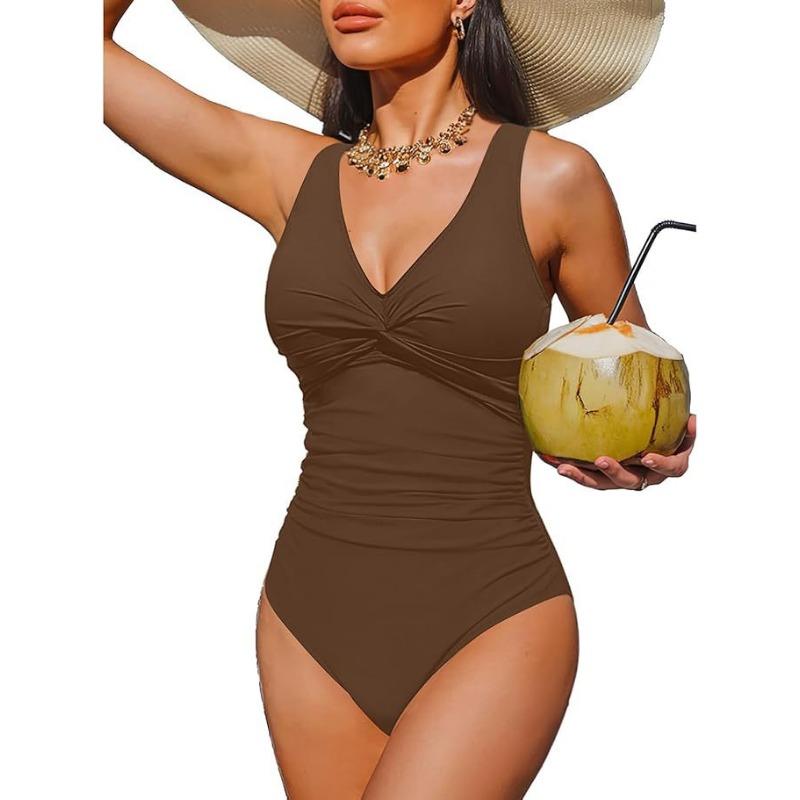 New Popular One-piece Bikini Sexy Leopard Print Splicing European and American Thin Waist Swimsuit Swimsuit