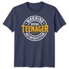 Official Teenager Warning May Contain Attitude Teen Unisex Graphic Tee Unisexs Top