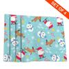Christmas Placemats Table Mats Snowflake Santa Claus Coaster Pad Cup Dining Kitchen Placemat Non-Slip Home Decorations