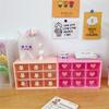 Multi-grid Storage Box Drawer Organization Transparent Jewelry Stationery Container