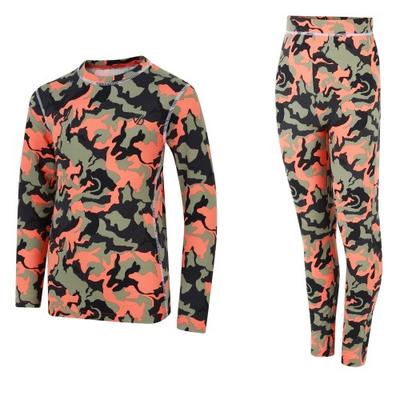 Kinder/Kids Pow II Camo Basisschicht-Set